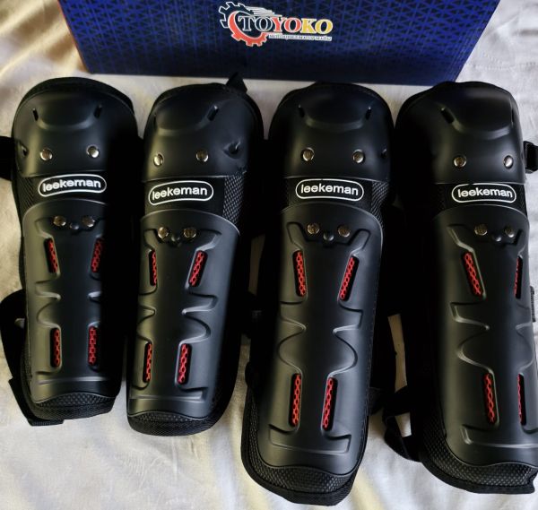 Набор защиты наколенники и налокотники для мотоцикла қызыл түс